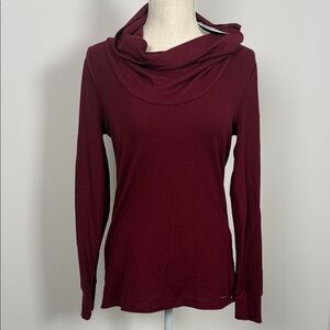 Michael Kors Deep Red Knit Top
